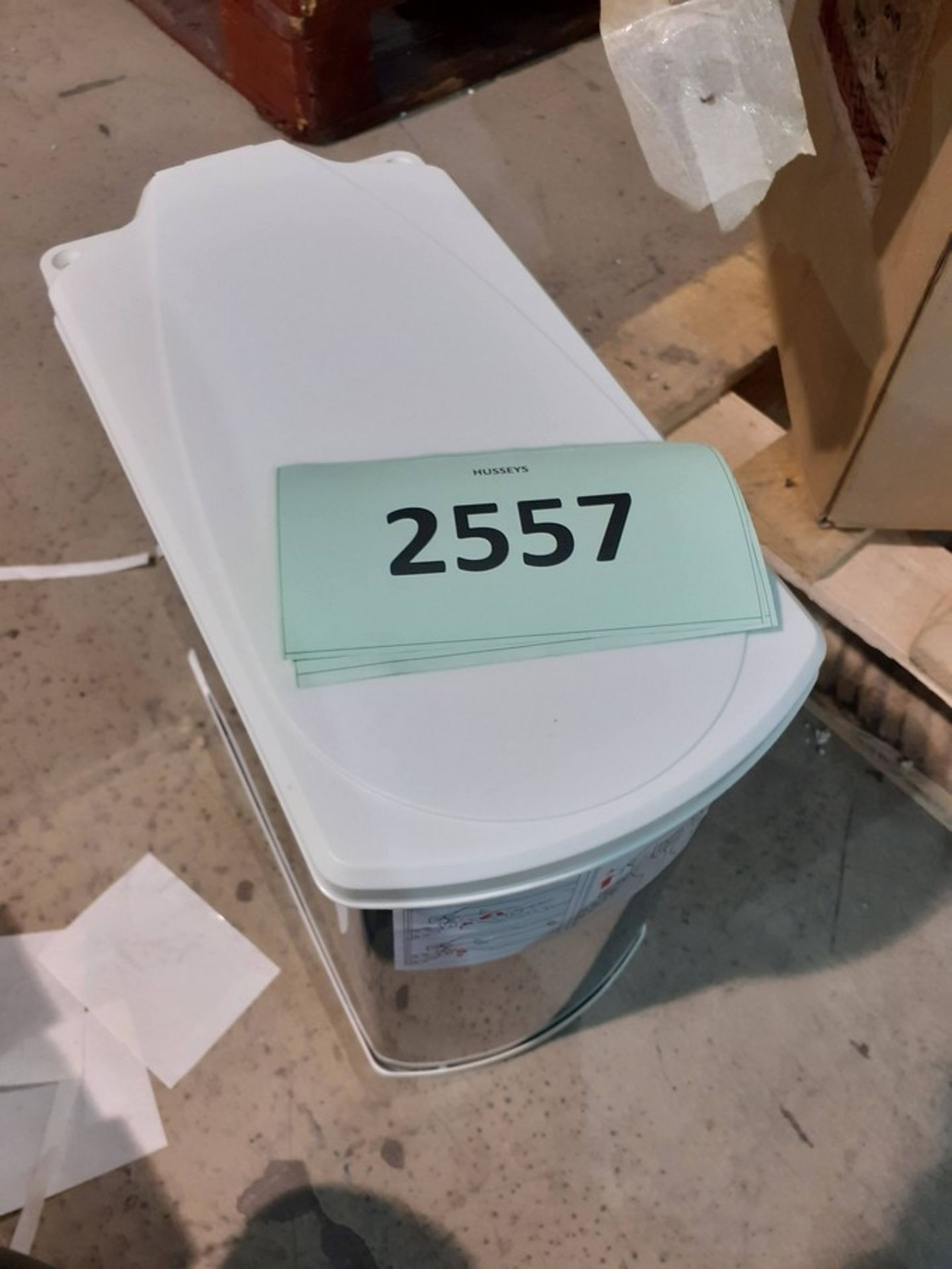 Hafele Uno waste bin SS hinged door 502.62.014