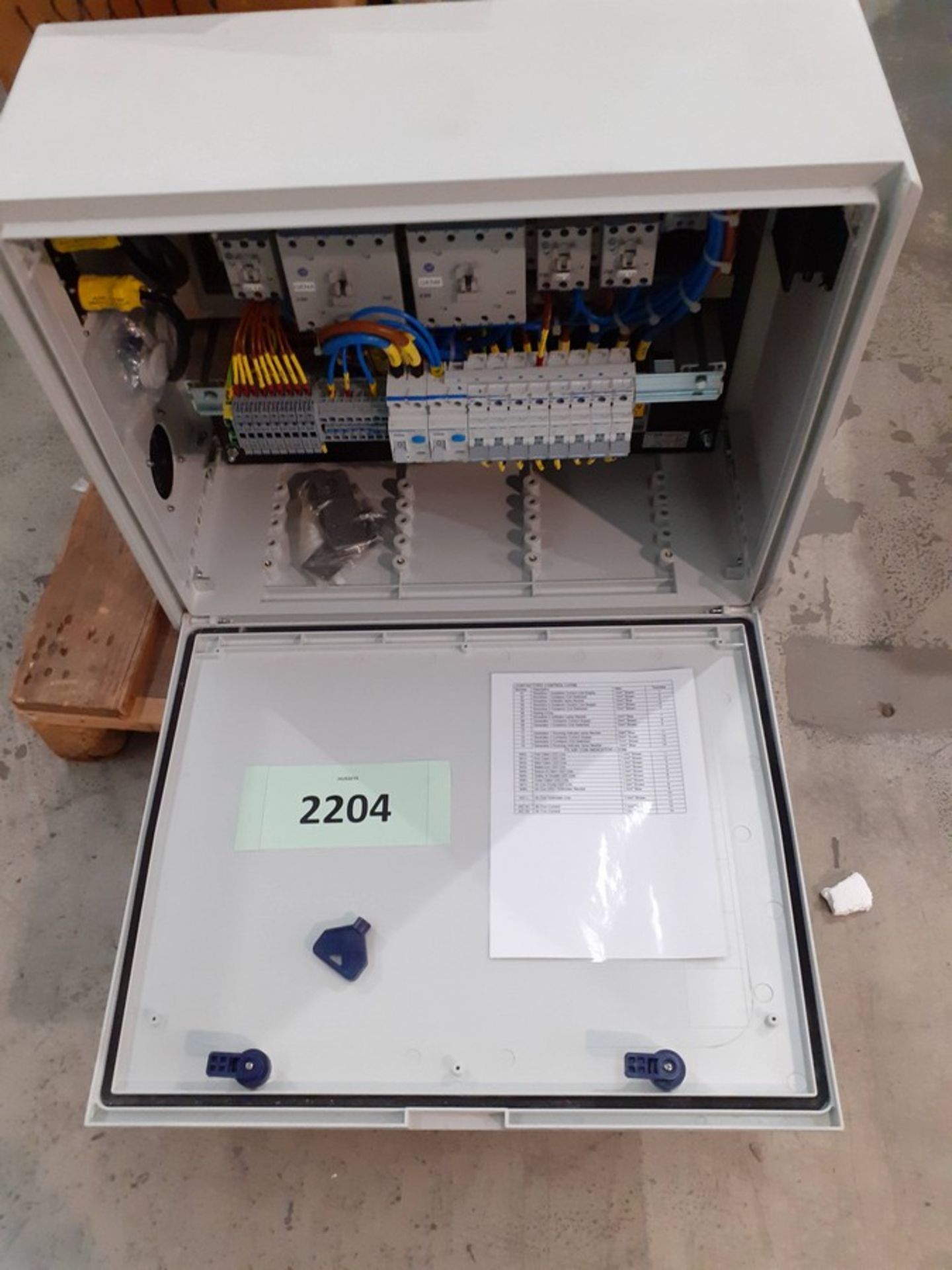 Electrical control cabinet A.C Distribution switch box