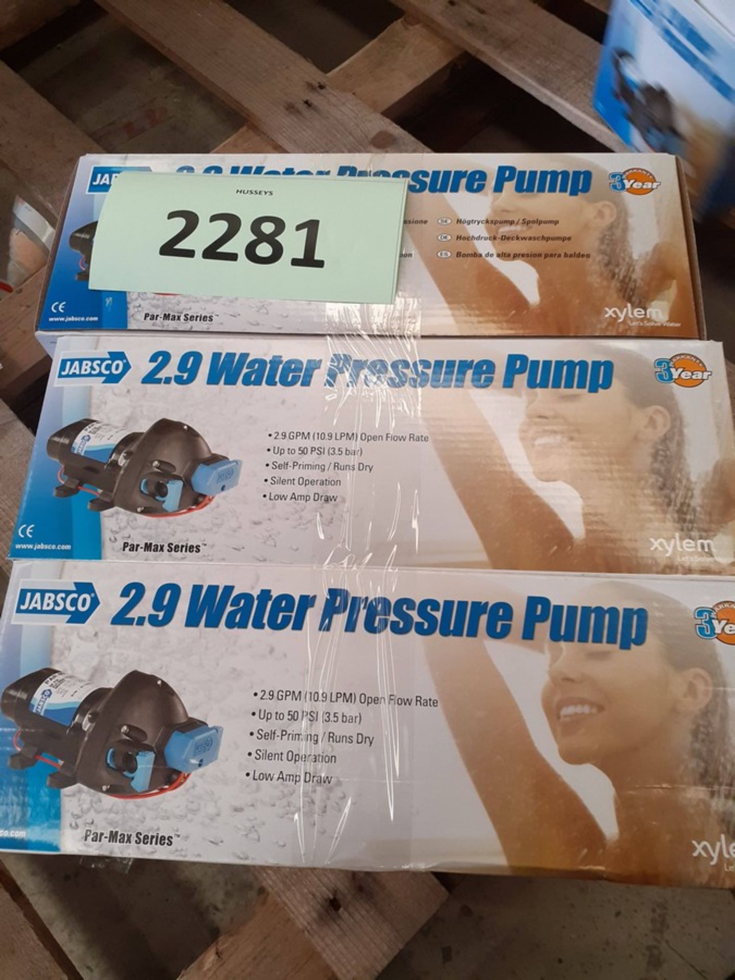Par max 2.9 water pump-31395-0394 x3 - Image 5 of 5