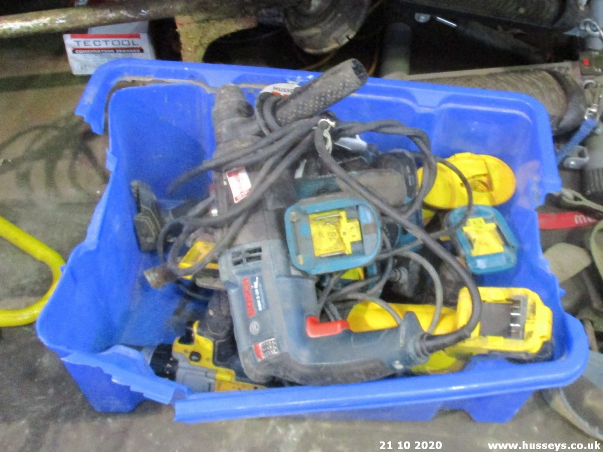 BOX OF POWER TOOLS