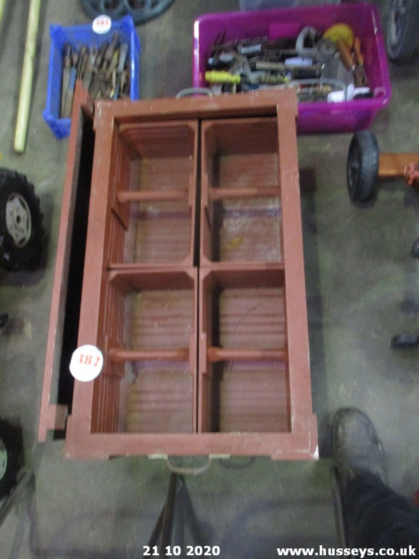 WOODEN TOOL TRUNK