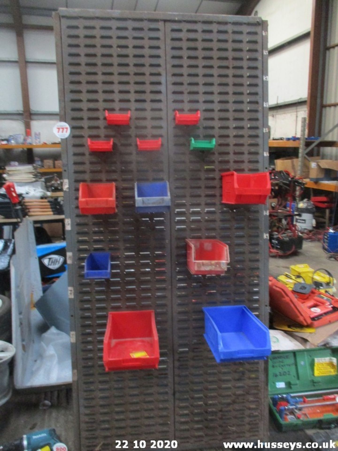 PARTS BINS RACK