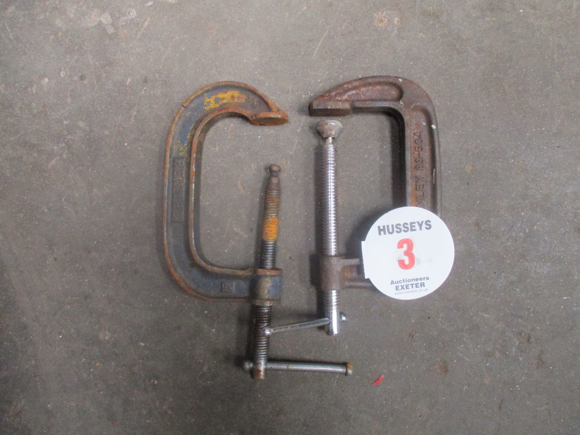 PAIR OF G CLAMPS