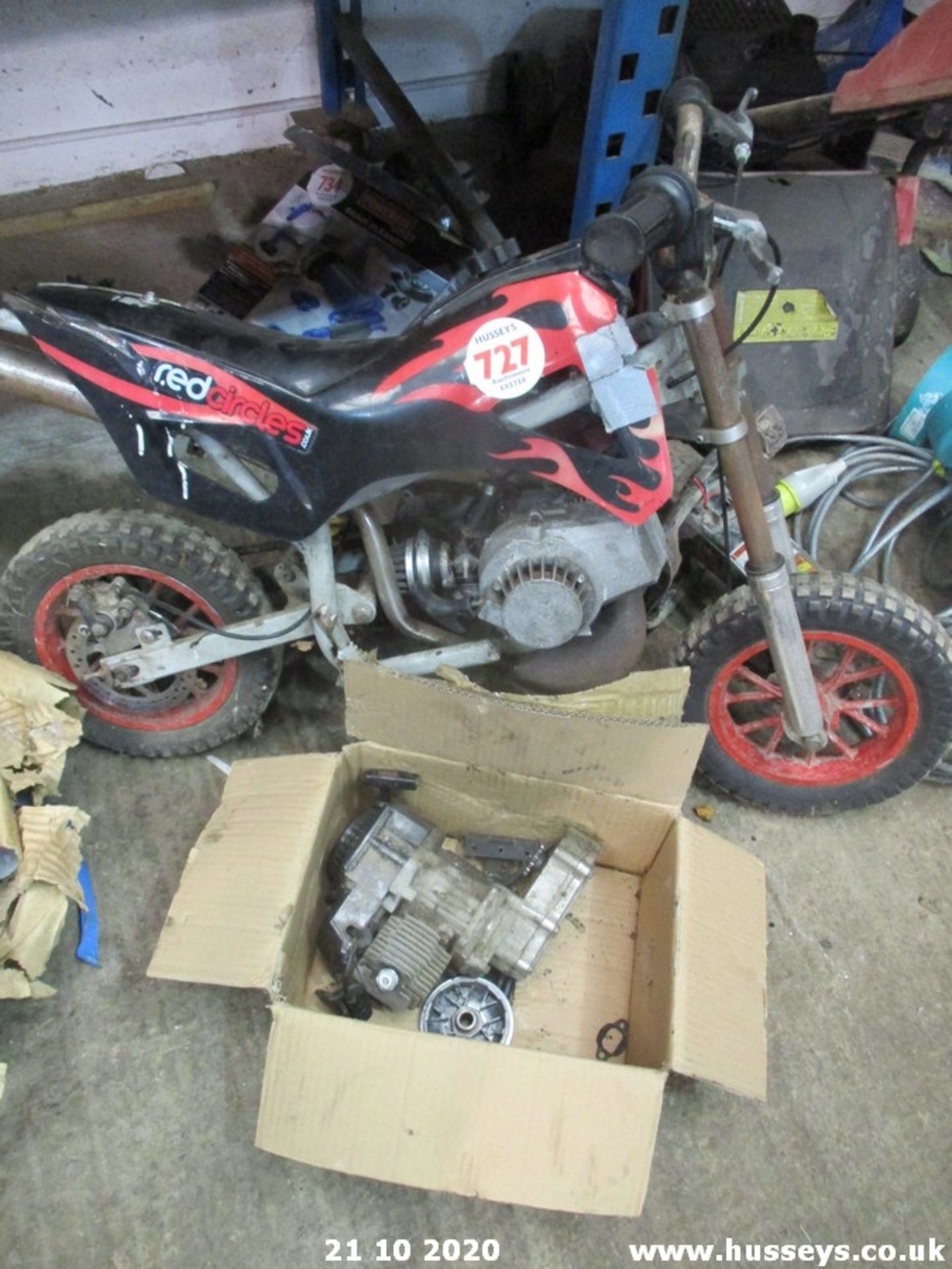 MOTORBIKE C/W SPARE ENGINE