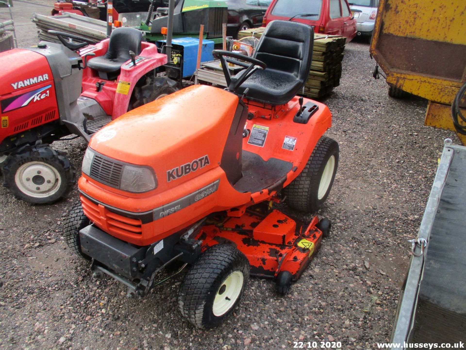 KUBOTA G2160 DIESEL RIDE ON MOWER RDC 2011