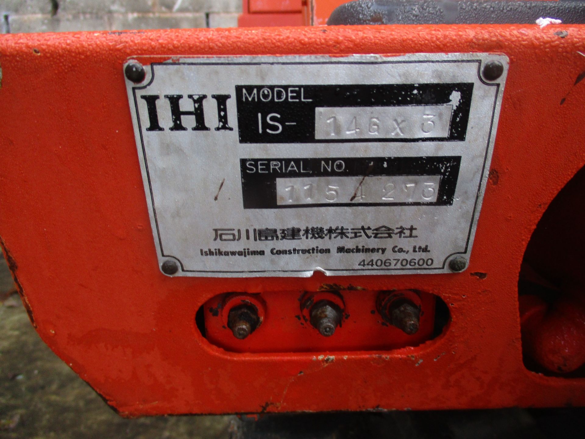 IHI 1.5 TON MICRO DIGGER C/W 1 BUCKET 2500HRS RDD - Image 3 of 5