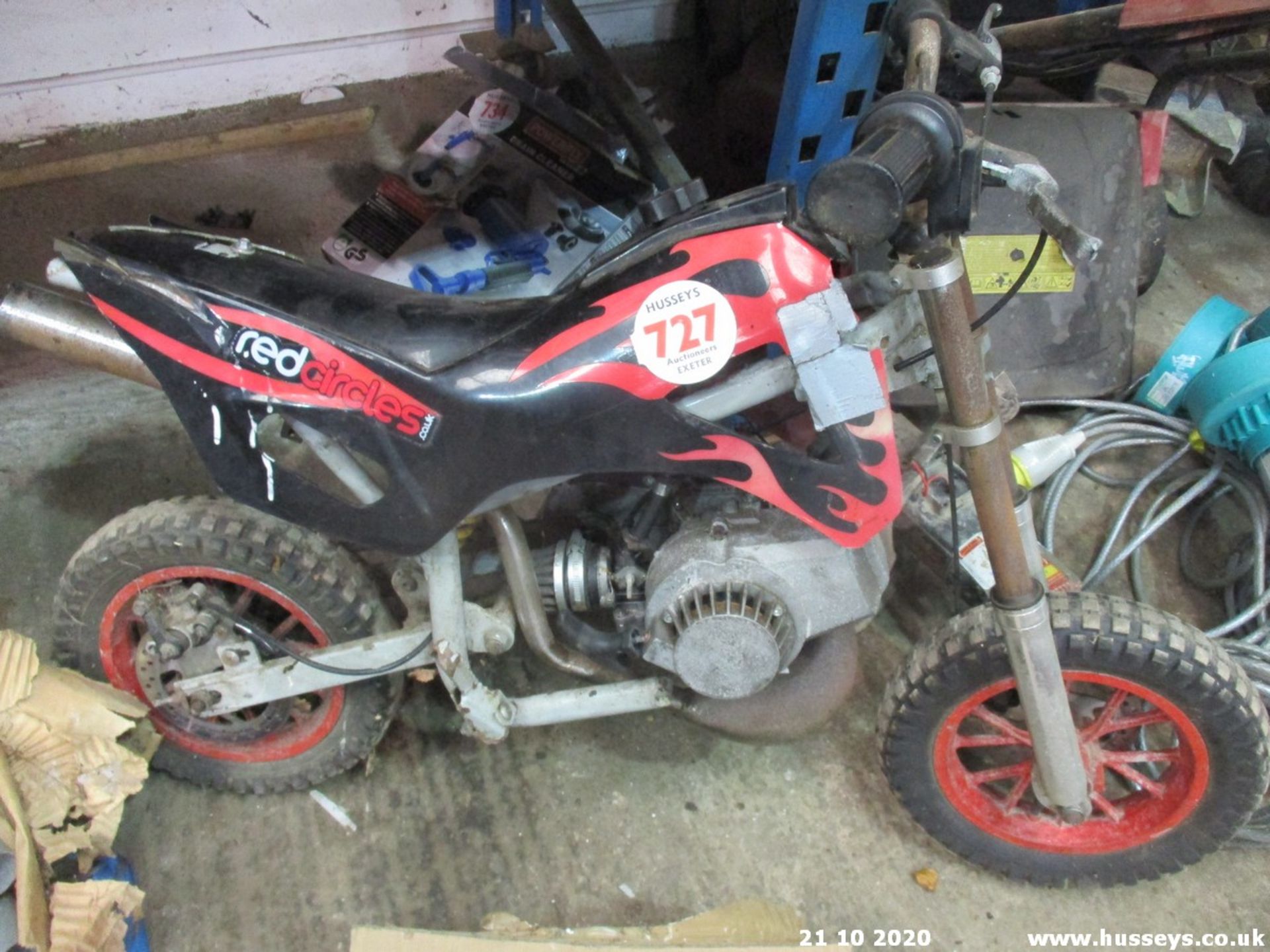 MOTORBIKE C/W SPARE ENGINE - Image 2 of 2