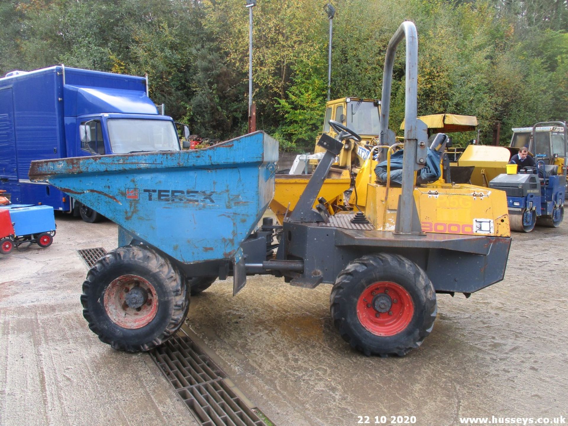 Terex 3T Straight Skip Dumper with Kubota Engine (2006) (Ref P15G)