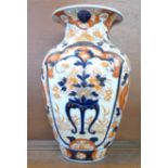 A large c.1900 Imari vase, 38cm