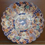 A large c.1900 Imari charger, 45.5cm