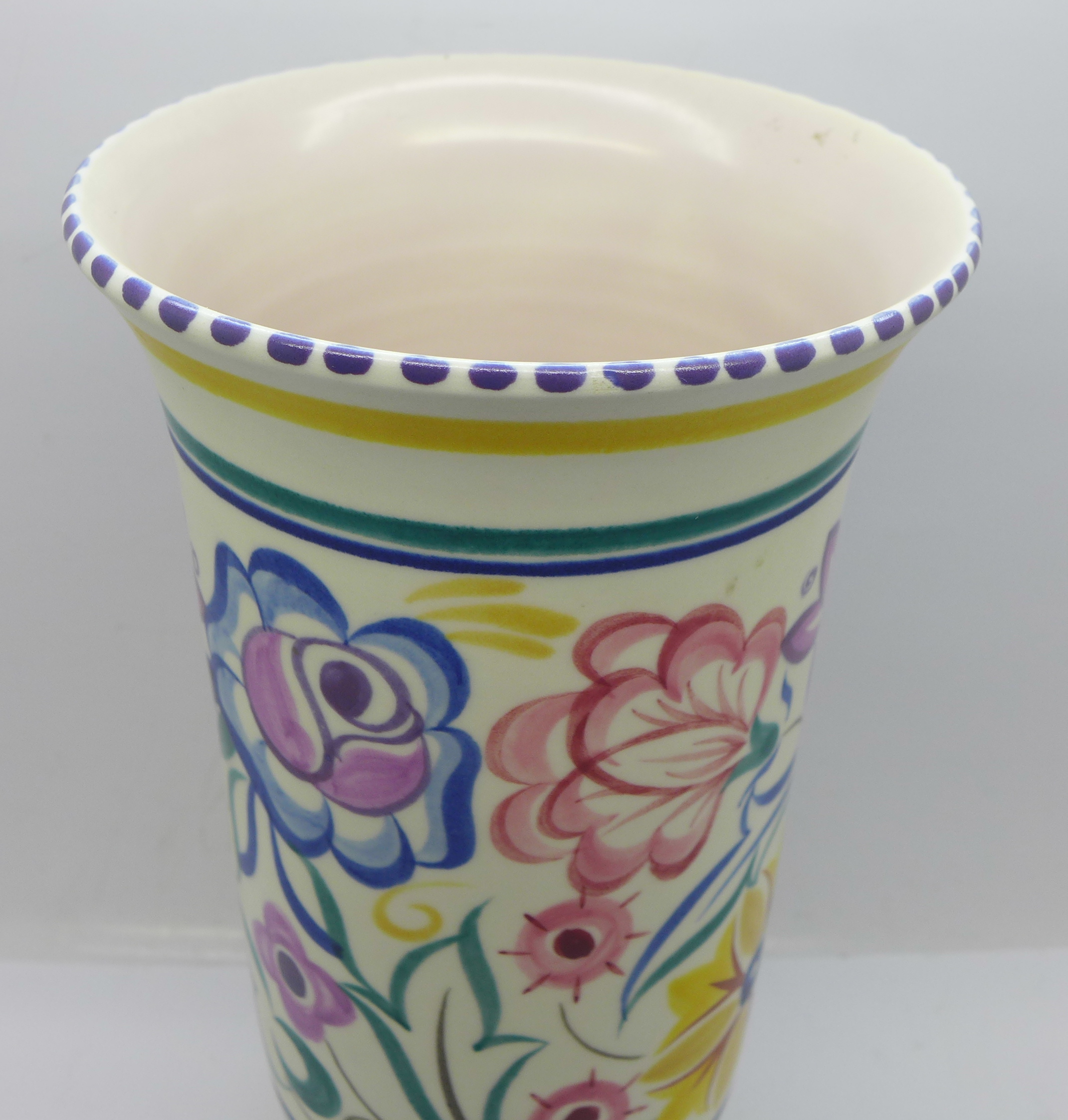 A Poole pottery vase, 21cm - Image 2 of 3