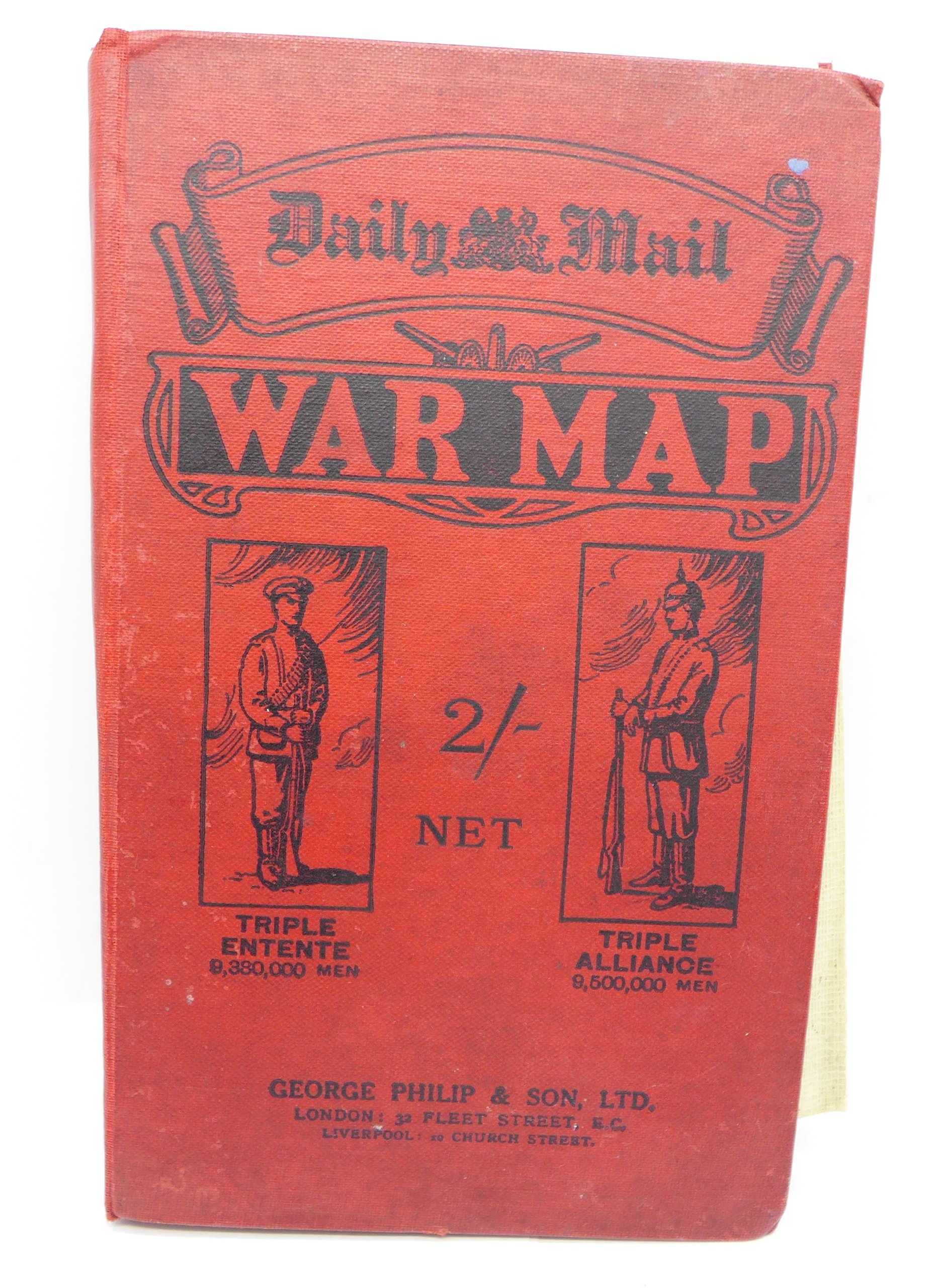 A Daily Mail War Map, The London Geographical Institute, Geroge Philip & Son Ltd.