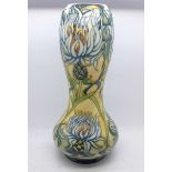 A Moorcroft Montana Cornflower vase by Rachel Bishop, 2000, limited edition of 300, number 11,