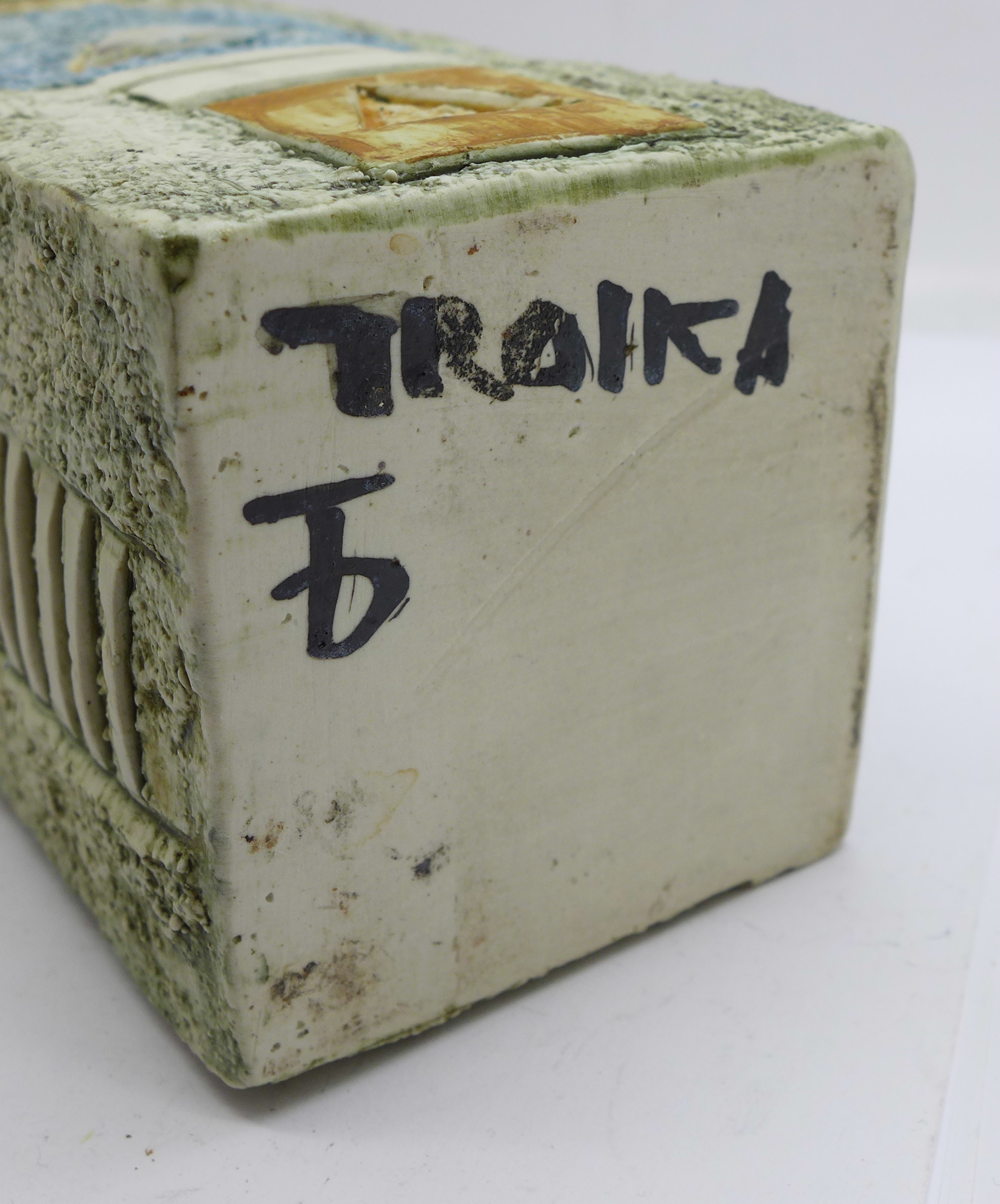 A Troika vase, initials on base, 22cm - Image 4 of 4