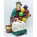 A Royal Doulton figure, The Old Balloon Seller