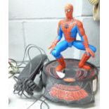 A novelty Spiderman telephone