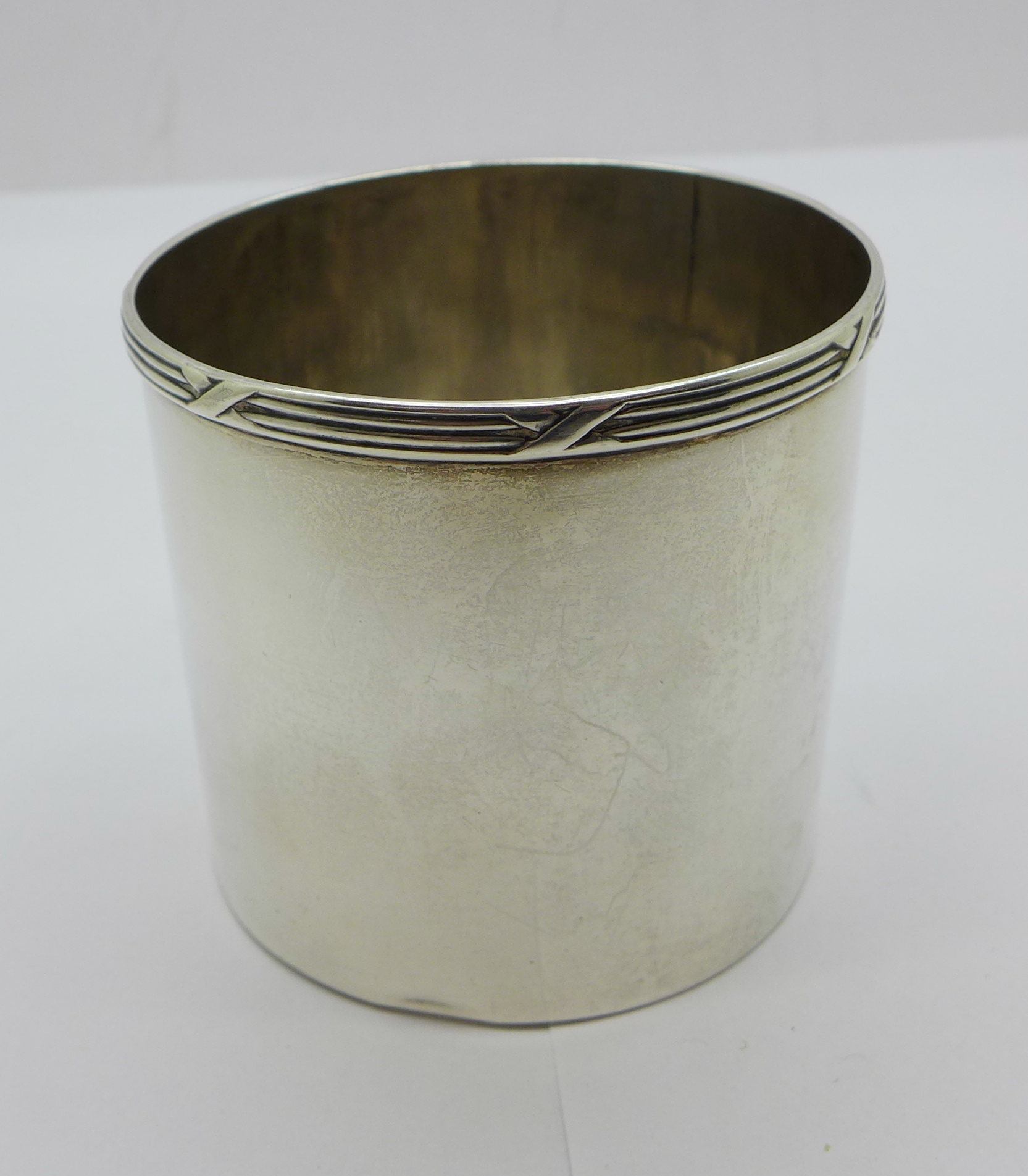 A silver pot, London 1903, 82g - Image 2 of 2