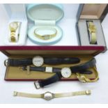 Wristwatches including Seiko and Rotary