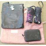 A Radley bag, purse and umbrella