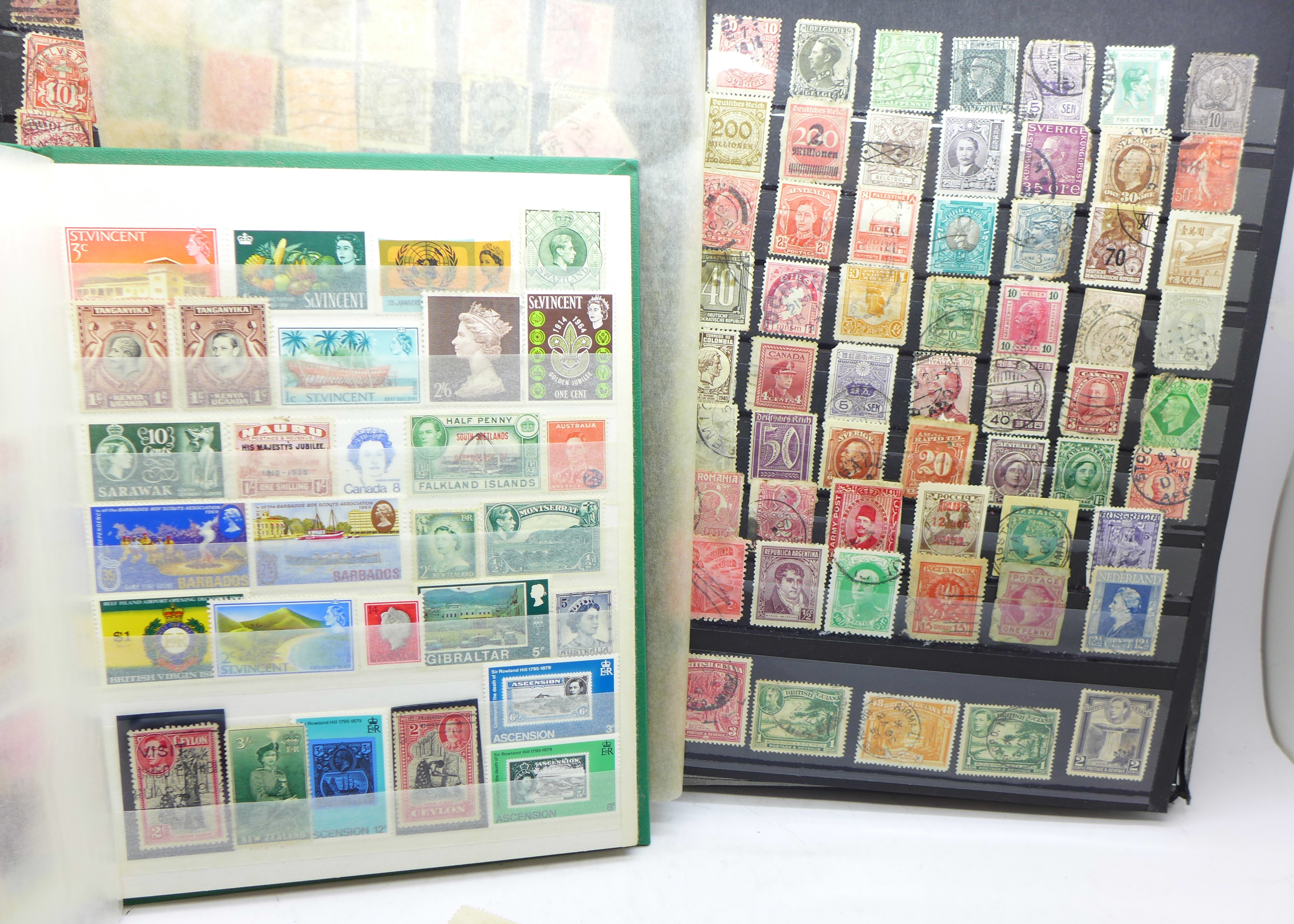 Two albums of British commonwealth stamps - Image 3 of 4