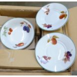 A Royal Worcester Evesham 20 piece dinner service, boxed