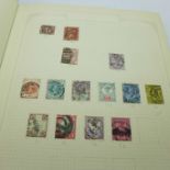 An album of Victorian and later stamps