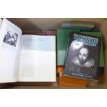 A box of books, Shakespeare and his works