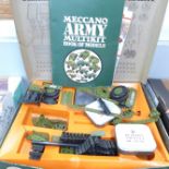 A Meccano Army multikit, boxed (contents unchecked)