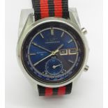 A Seiko automatic 'Flyback' chronograph 7016-7000 automatic wristwatch