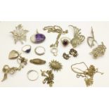Marcasite set jewellery and other jewellery