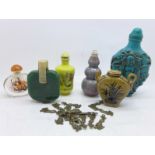 Chinese scent bottles, etc.