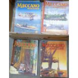 A box of pre WWII Meccano magazines