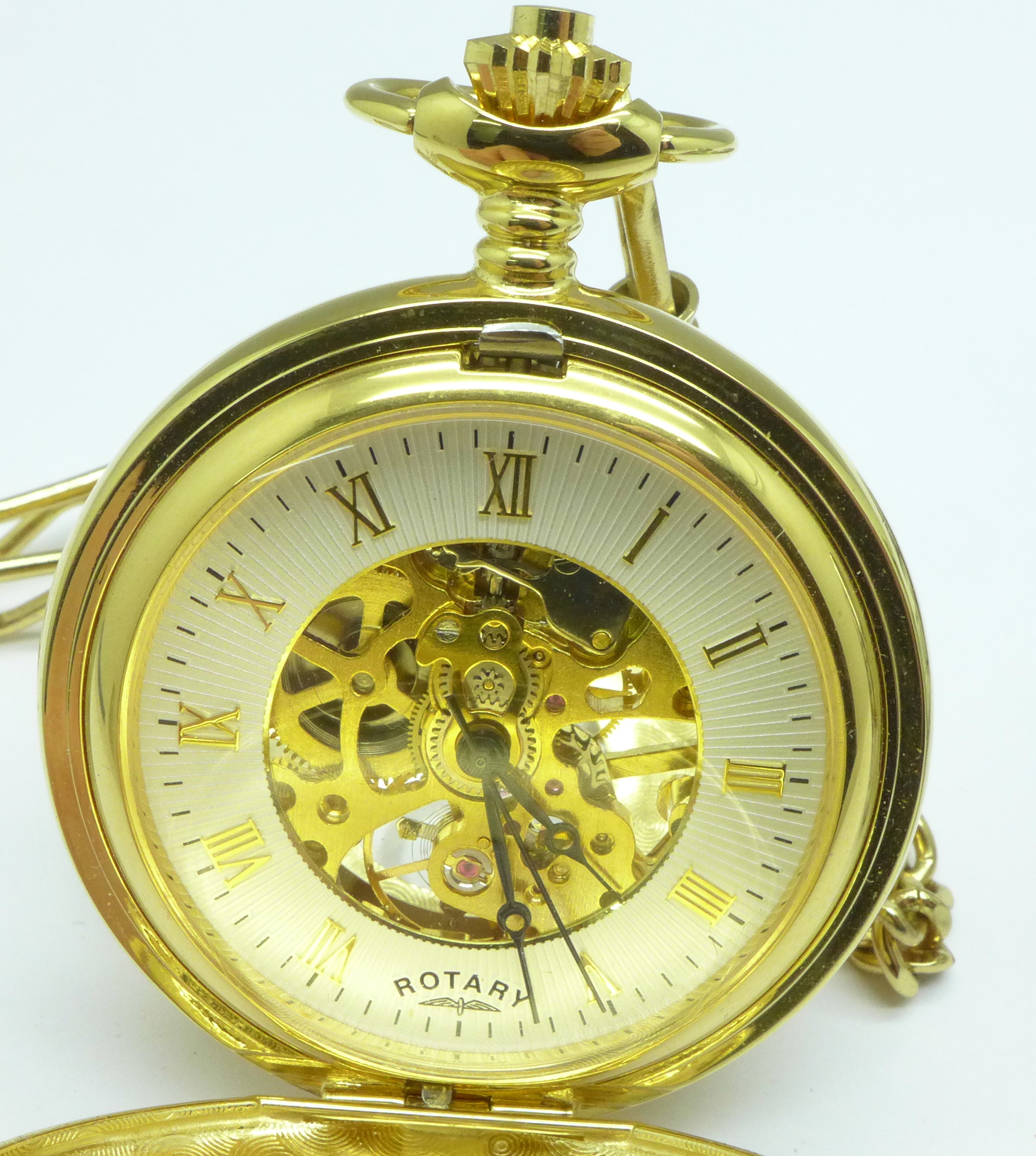 A Swatch wristwatch and a modern Rotary pocket watch - Image 2 of 3
