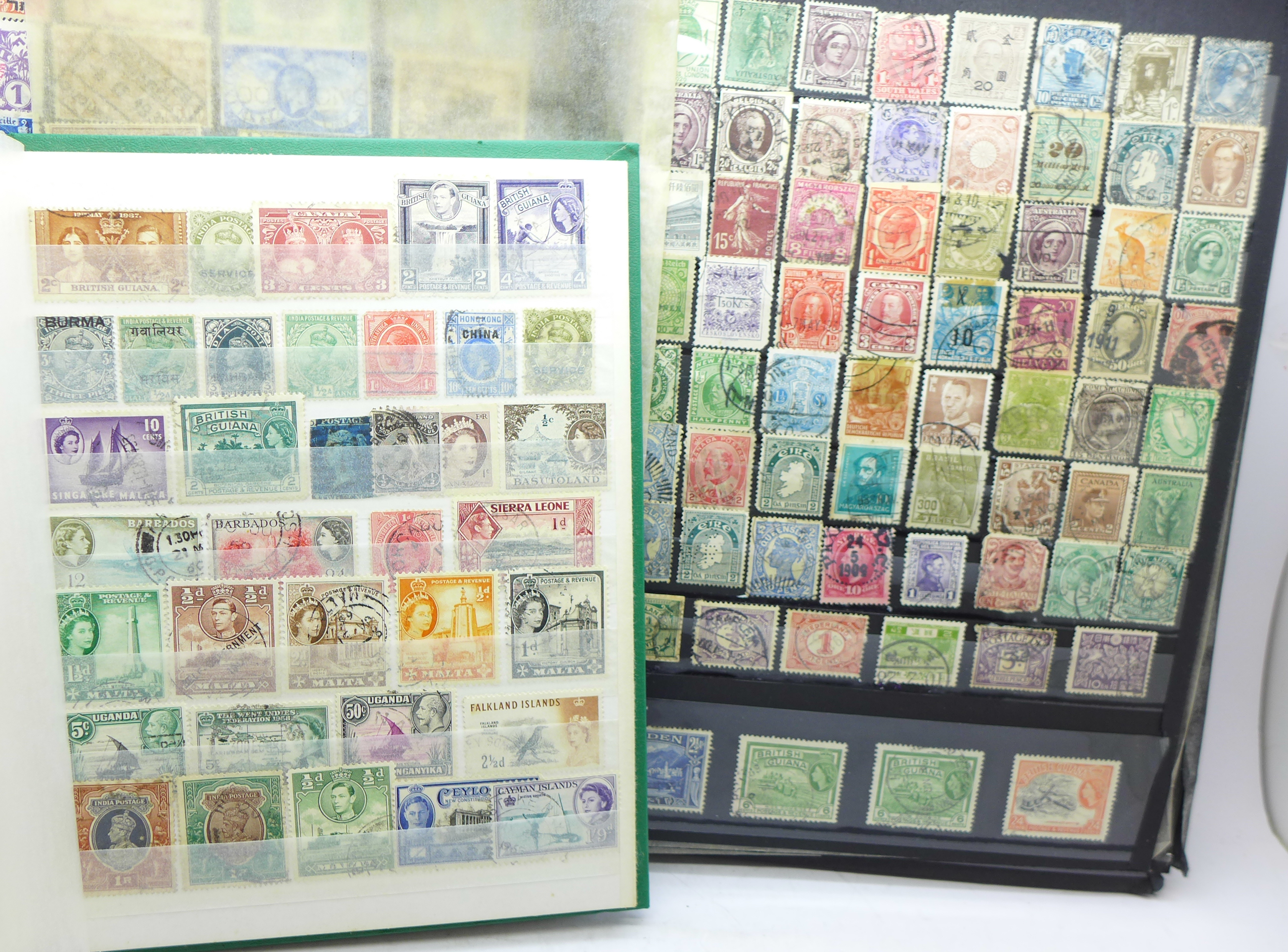 Two albums of British commonwealth stamps - Image 4 of 4