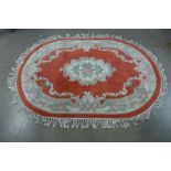 A Chinese red rug