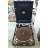 An Antoria table top gramophone