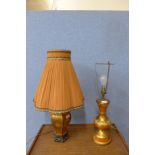 Two table lamps