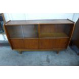 A teak bookcase