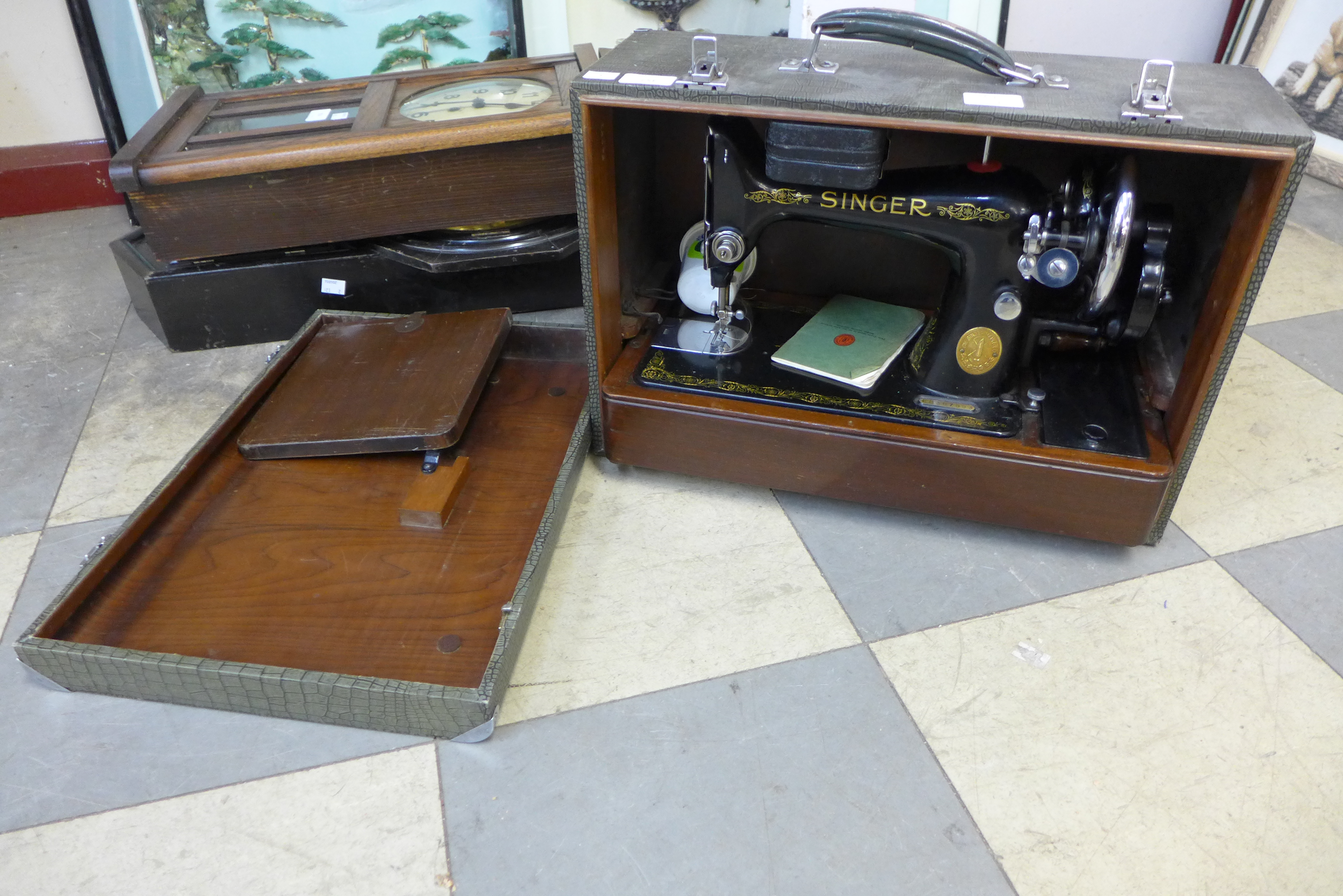 A Singer sewing machine