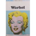Andy Warhol (1928-1987), Marilyn Monroe, signed exhibition poster, The Tate Gallery, 17 February -