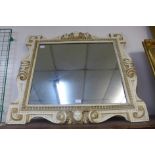 A painted Baroque style mirror