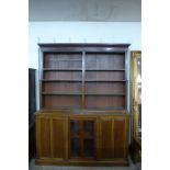 A Victorian mahogany library bookcase