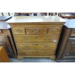 A George III mahogany chest of drawers