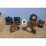 Assorted clock cases