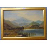 Sarah Parry, Highland scene, oil on canvas, dated 1901, 39 x 59cms, framed