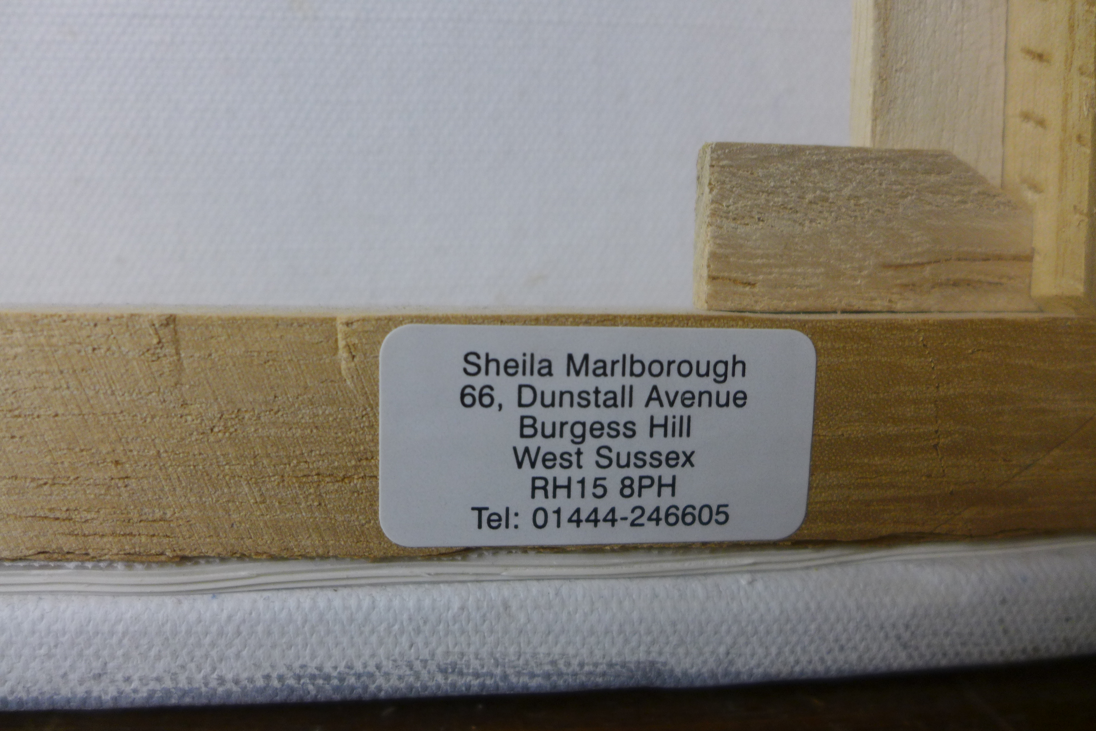 Sheila Marlborough, Autumn Downs, oil on canvas, 51 x 61cms, unframed - Image 5 of 6