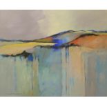Sheila Marlborough, Autumn Downs, oil on canvas, 51 x 61cms, unframed