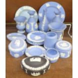 A collection of Wedgwood Jasperware