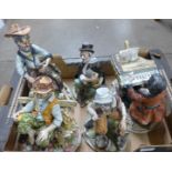Five Capodimonte figures **PLEASE NOTE THIS LOT IS NOT ELIGIBLE FOR POSTING AND PACKING**
