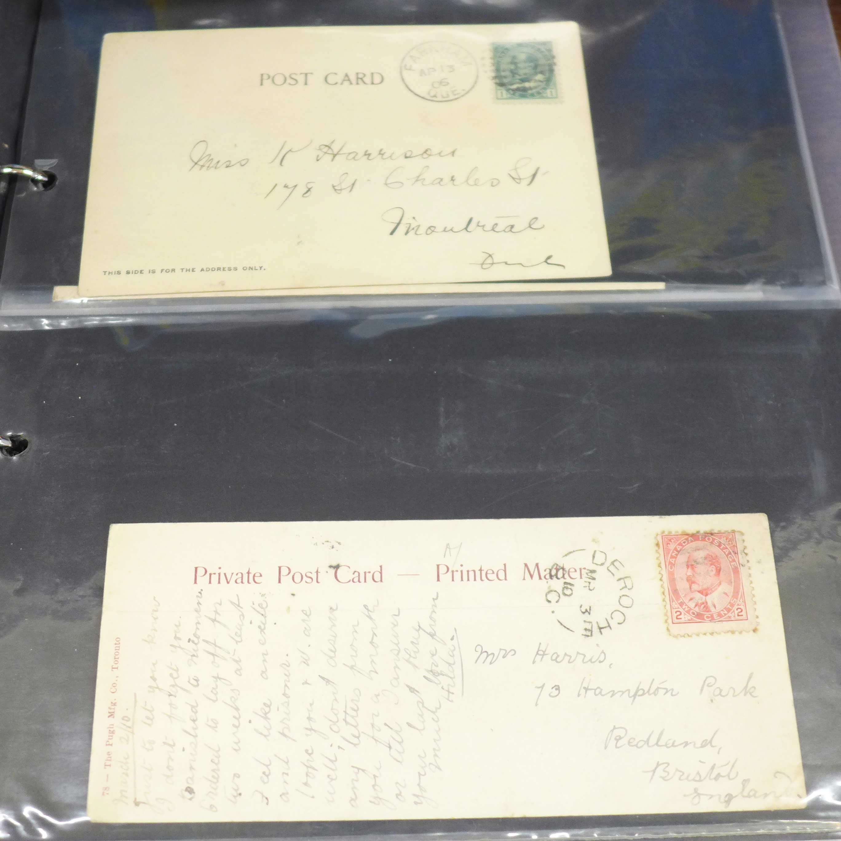 Stamps; Canada postal history from 'large heads' onwards, including several early first flights ( - Image 4 of 8